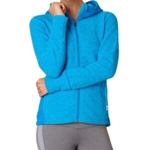 Prana Drea Fleece Hoodie Jacket Womens XS Blue Outdoor Hiking